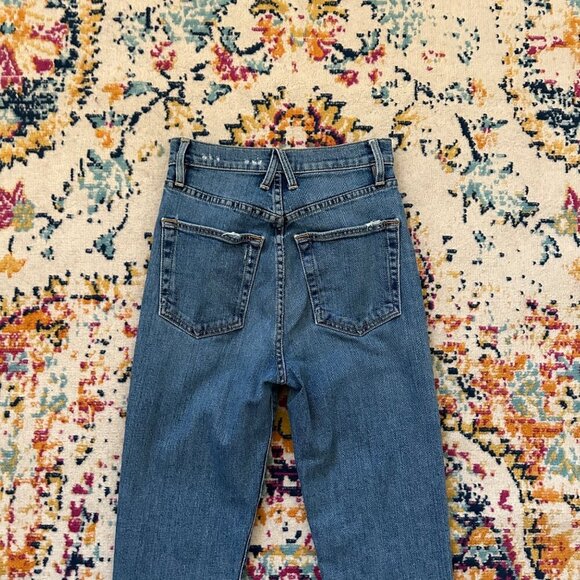 SLVRLAKE Beatnik High Rise Slim Leg Jeans Womens Size 24 Straight Leg Stretch - Picture 6 of 11